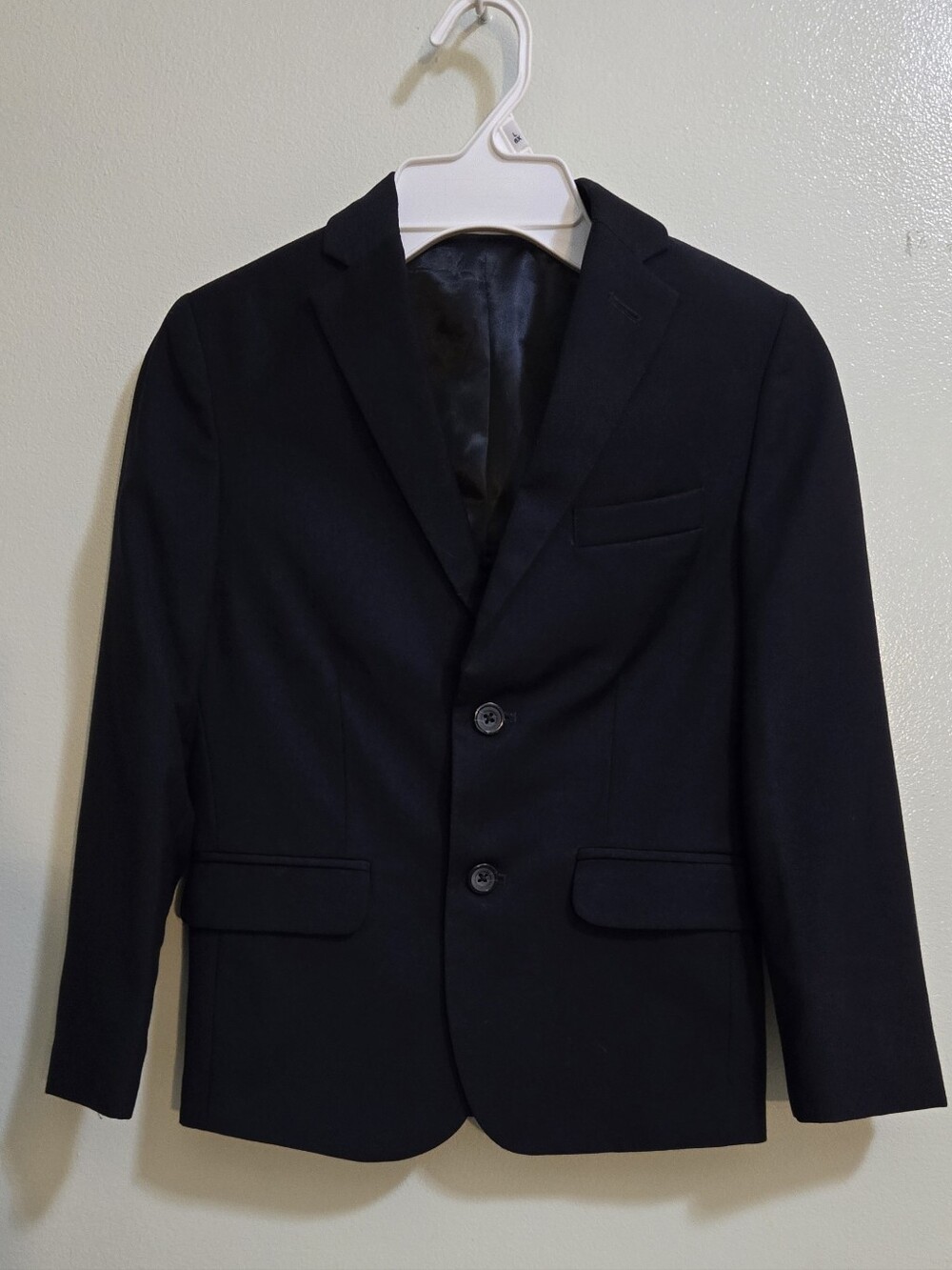 Izod Boy's Navy Blue Two-Button Notch Lapel Sport Coat